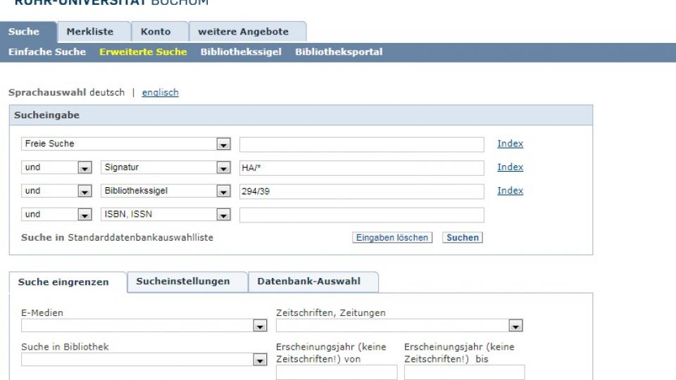 Anleitung historisches Archiv