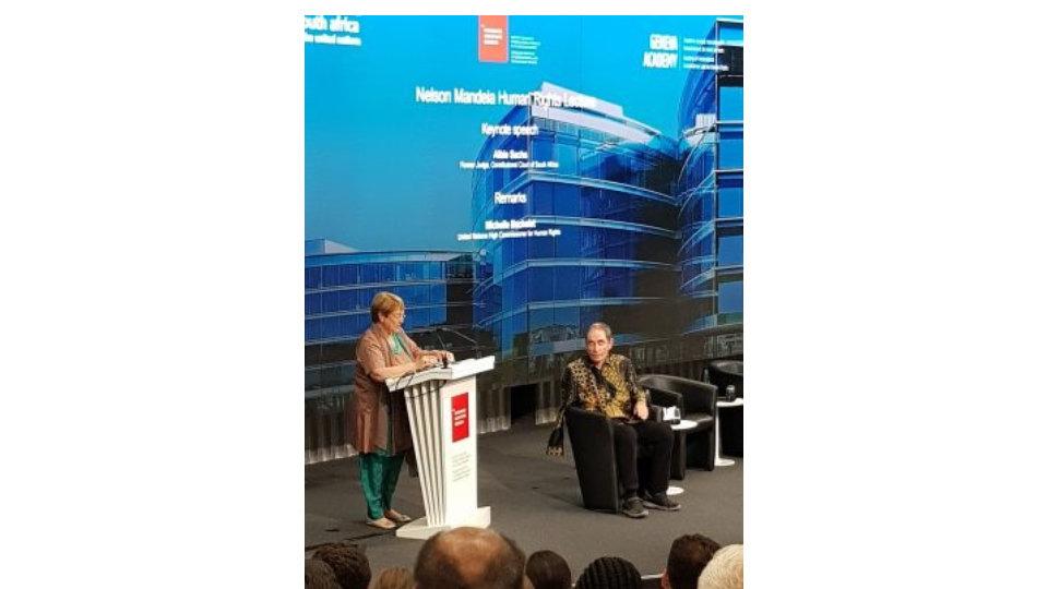 Human Rights Lecture (High Commissioner for Human Rights, Albie Sachs)